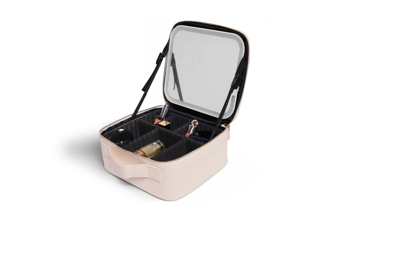 Éclat LED Mirror Case – Cream