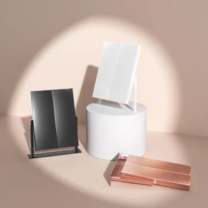 Lumière Tri-Fold Mirror - Rose Gold