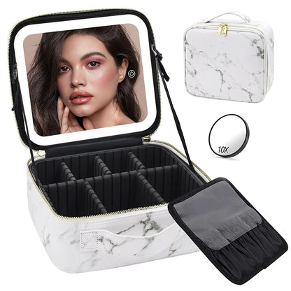 Éclat LED Mirror Case – Marble